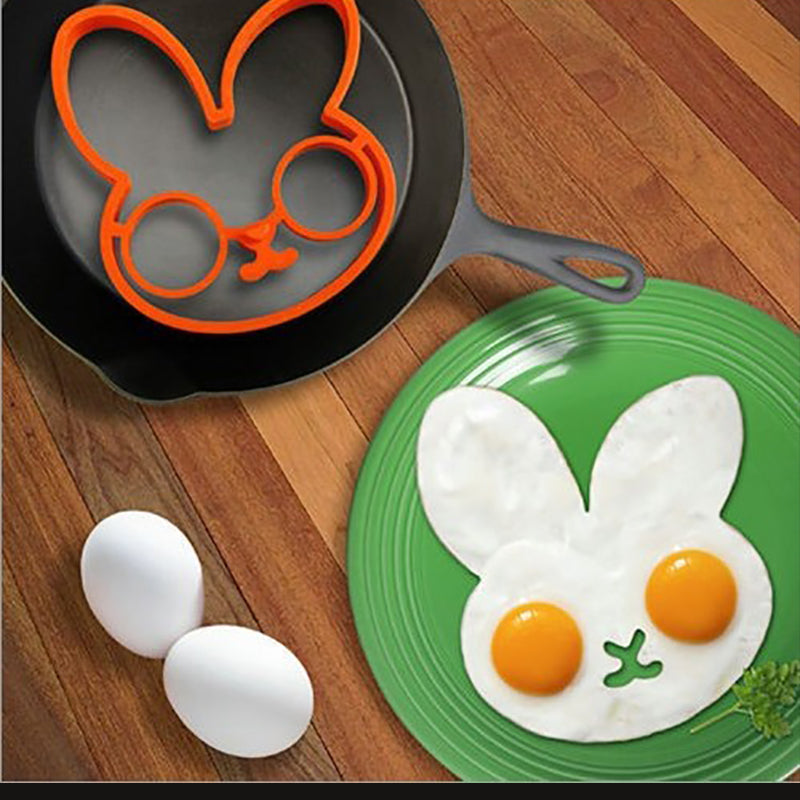Silicone Egg Mold - Sun, Cloud, Skull Shapes for Cooking & Baking