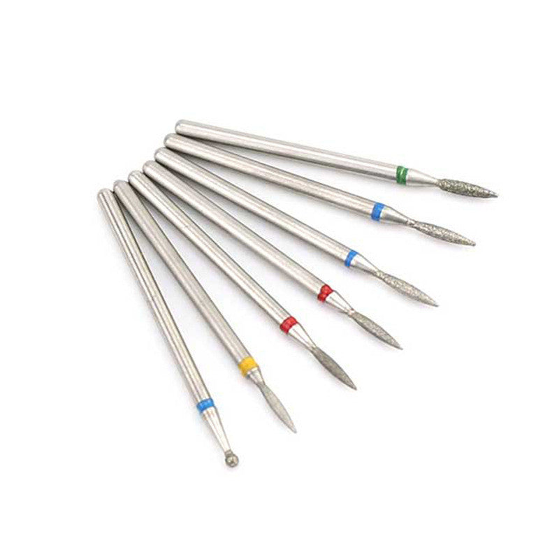 Tungsten Steel Nail Grinding Head Set - 7 Pieces Polishing Tools