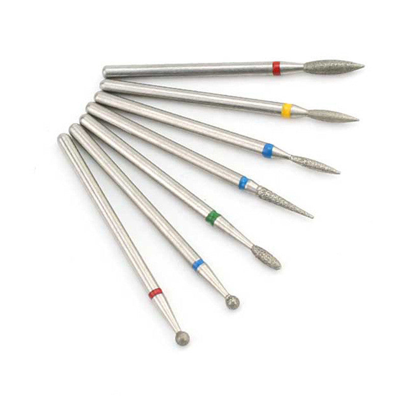 Tungsten Steel Nail Grinding Head Set - 7 Pieces Polishing Tools
