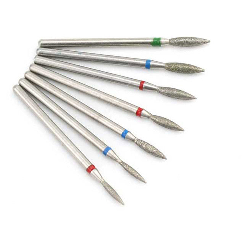 Tungsten Steel Nail Grinding Head Set - 7 Pieces Polishing Tools
