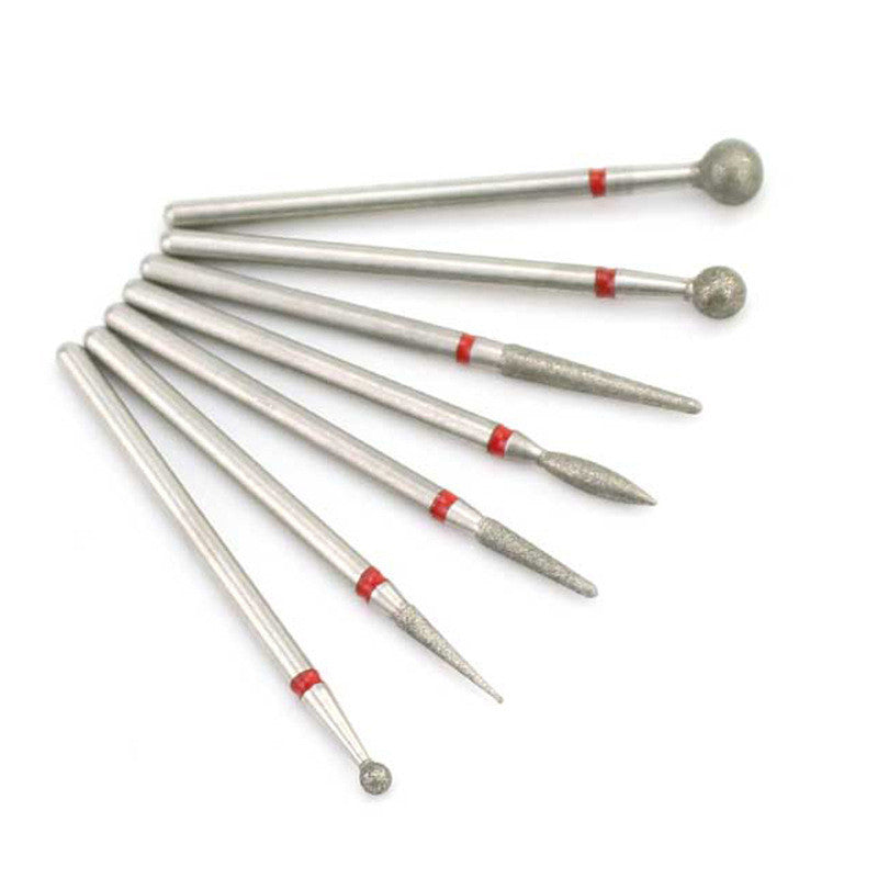 Tungsten Steel Nail Grinding Head Set - 7 Pieces Polishing Tools