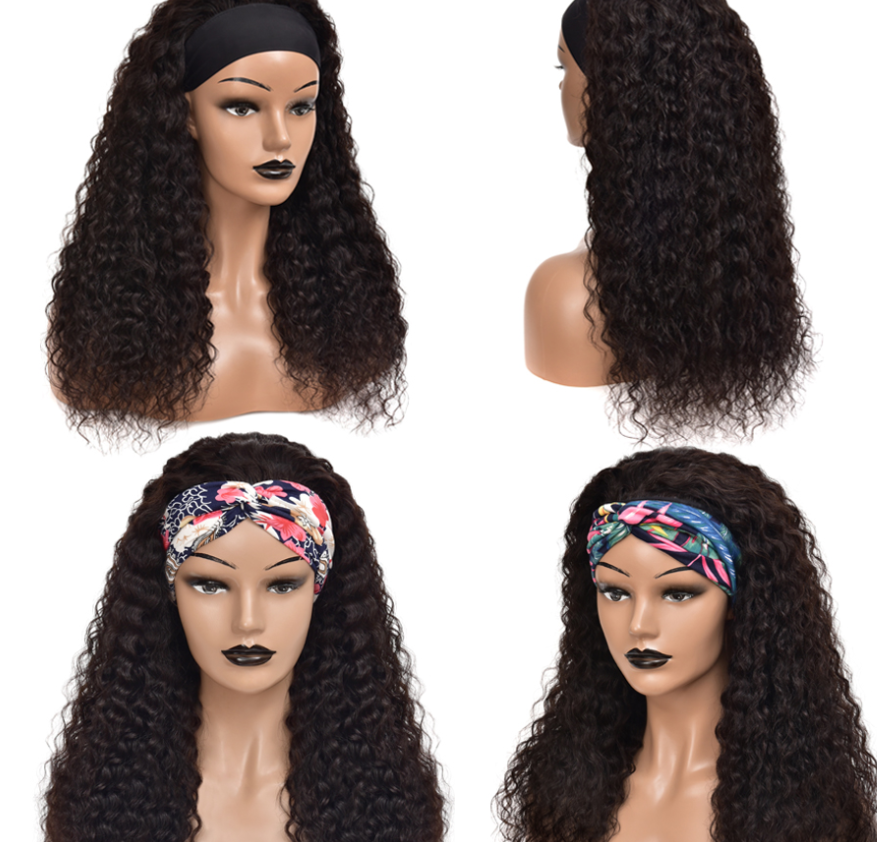 26-Inch Synthetic Hair Wig - Black