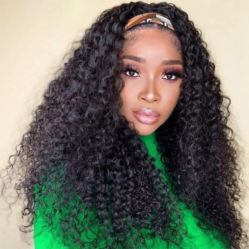 26-Inch Synthetic Hair Wig - Black