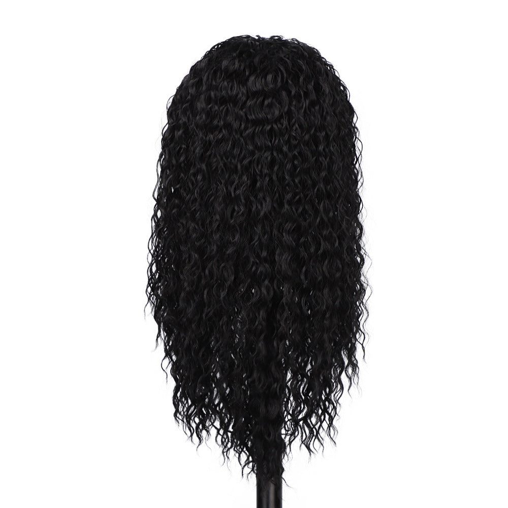 26-Inch Synthetic Hair Wig - Black