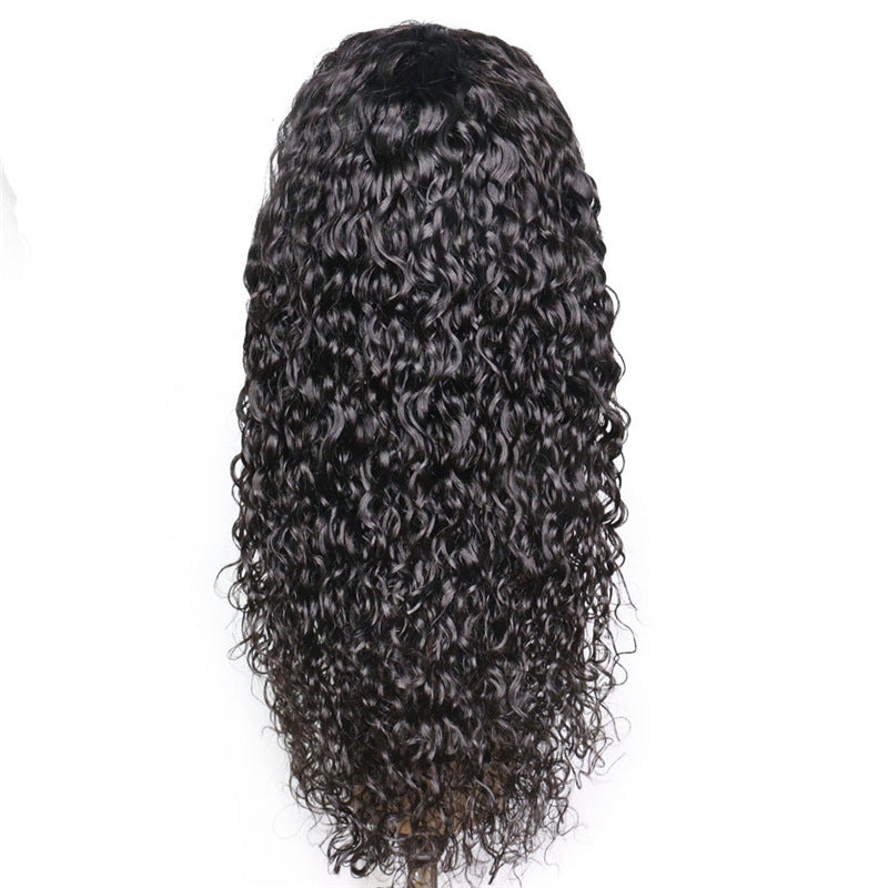 Ladies Mid-Length Curly Wig with Hand-Wrapped Small Curls - Multiple Colors
