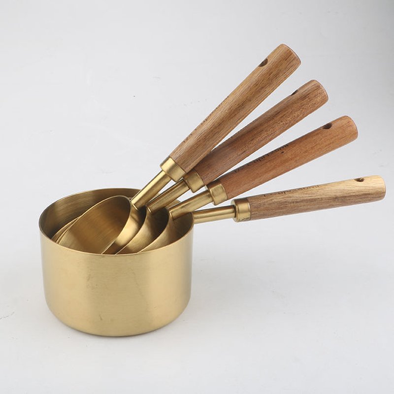 Stainless Steel Measuring Spoons and Cups Set for Baking and Cooking