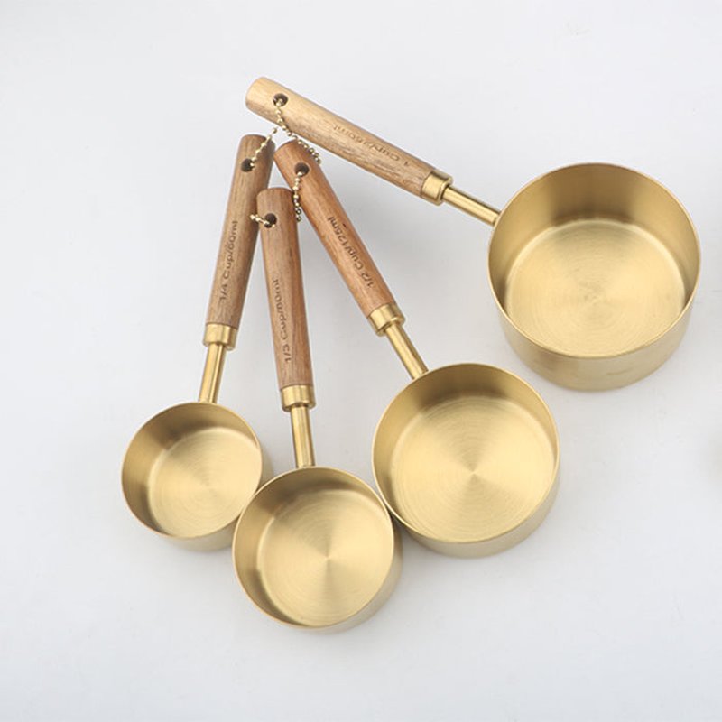 Stainless Steel Measuring Spoons and Cups Set for Baking and Cooking