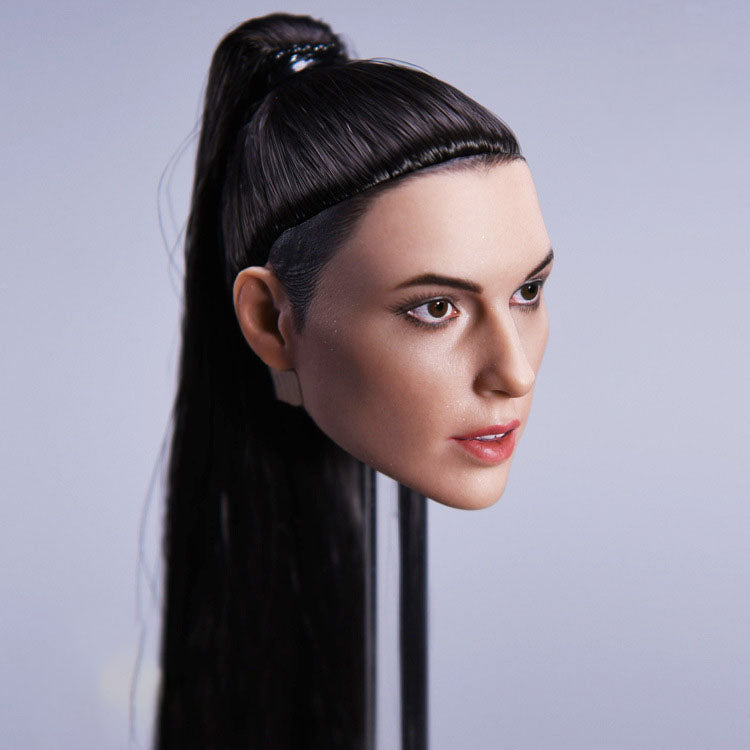 1/6 Scale Head Sculpt with Interchangeable Hair Styles