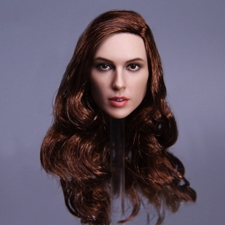 1/6 Scale Head Sculpt with Interchangeable Hair Styles