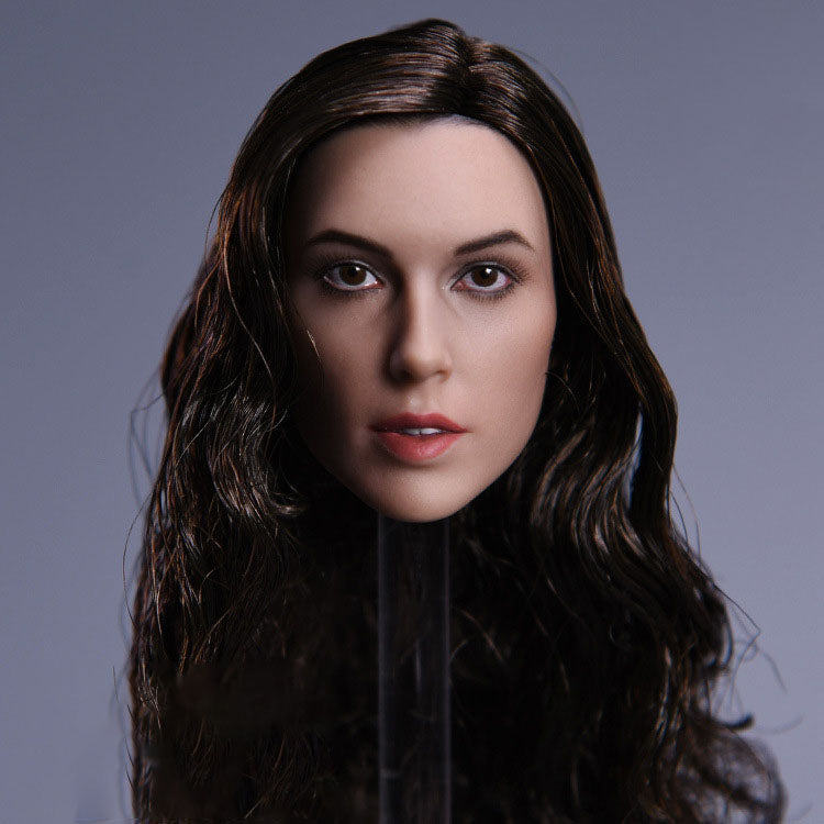 1/6 Scale Head Sculpt with Interchangeable Hair Styles