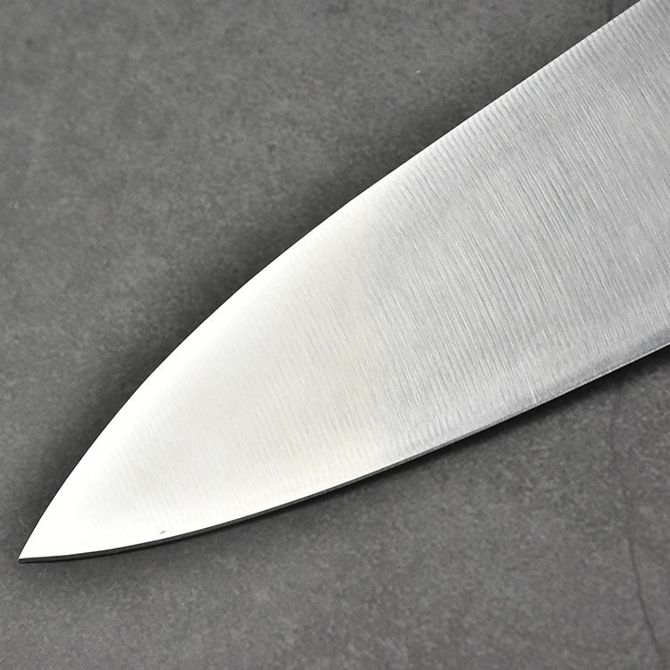 Colored Wooden Handle Chef's Knife - Slicing Kitchen Fruit Utility Knife