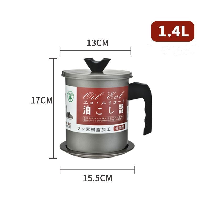 Large Capacity Residue Filter Oil Dispenser - Stainless Steel Kitchen Storage