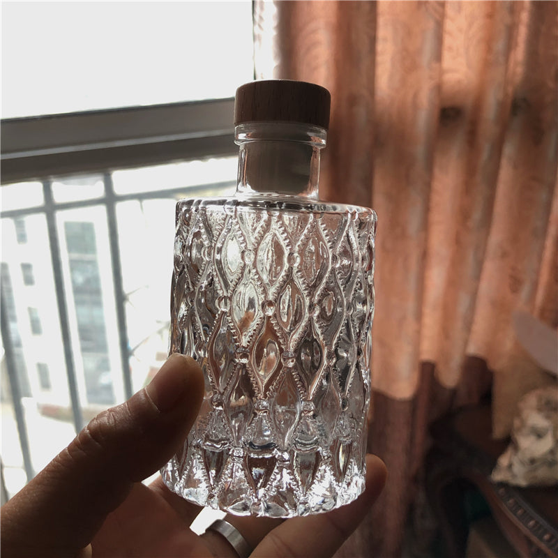 Small Sealed Wine Bottle with Lid - 180ml Home Storage & Barware