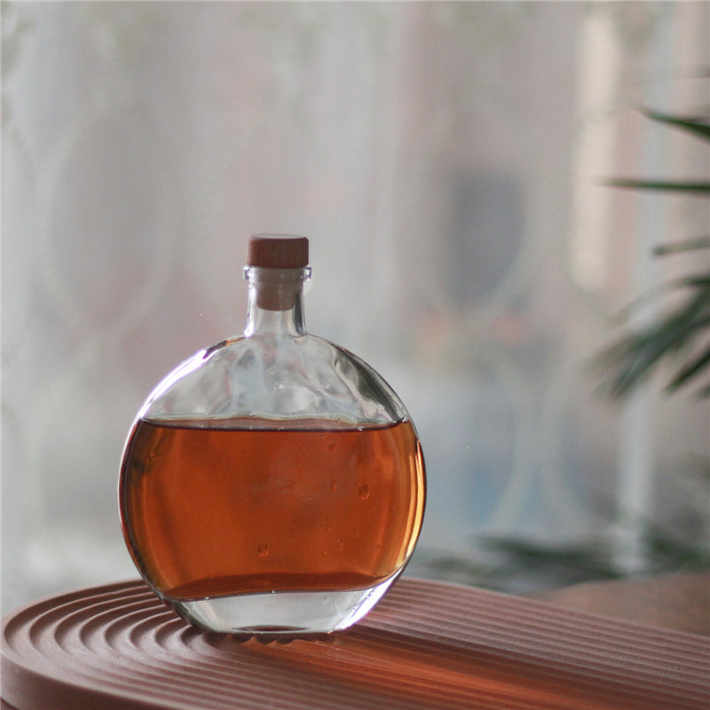 Small Sealed Wine Bottle with Lid - 180ml Home Storage & Barware