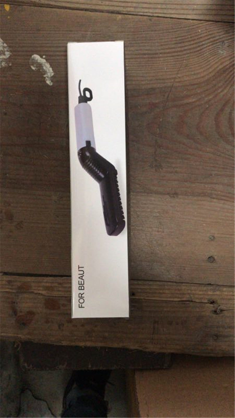 Electric Hair Straightener Comb - Wet & Dry Styling