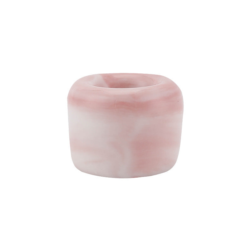 Japanese Marbled Ceramic Toothbrush Holder Rack for Bathroom & Wash Basin