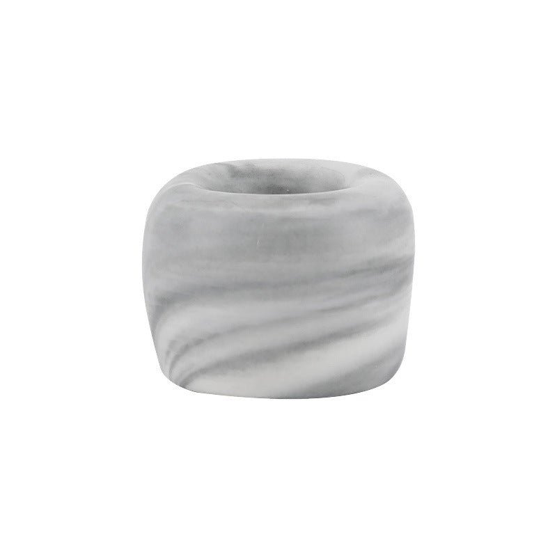 Japanese Marbled Ceramic Toothbrush Holder Rack for Bathroom & Wash Basin
