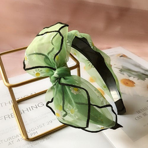 Lace Headband with Bow - Adult Hair Accessory