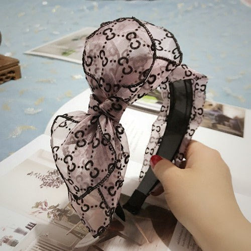 Lace Headband with Bow - Adult Hair Accessory