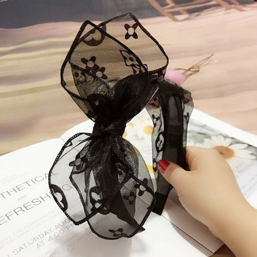 Lace Headband with Bow - Adult Hair Accessory