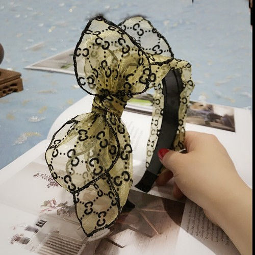 Lace Headband with Bow - Adult Hair Accessory
