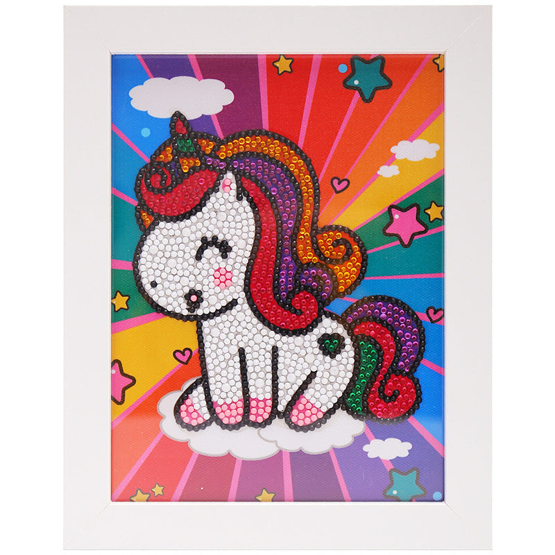 Diamond Painting Kit for Kids Princess Cartoon Art Home Decor & Gift - Multiple Styles