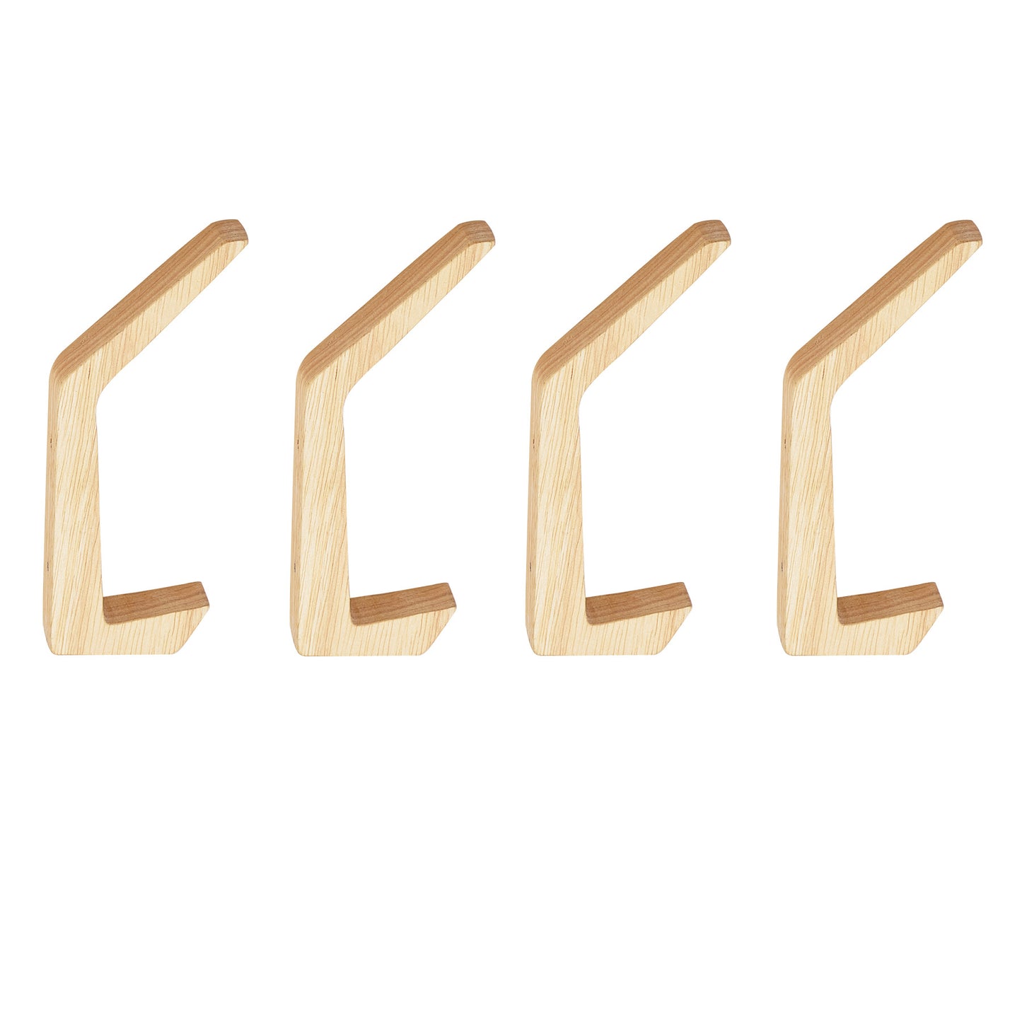 Wood Hanging Hooks Wall Mount Coat Rack for Clothes and Accessories