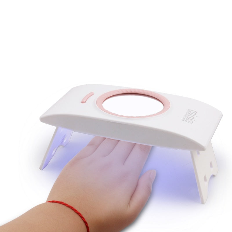 Foldable Portable Nail Phototherapy Machine - 16W UV/LED