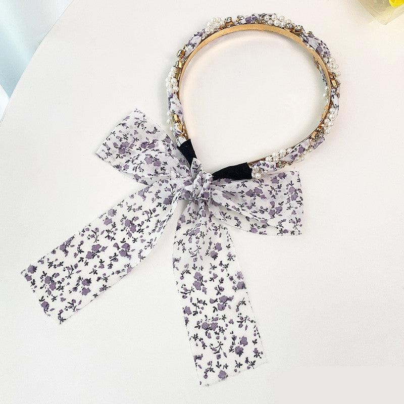 Spring Streamer Headband Hair Tie Bow Accessory