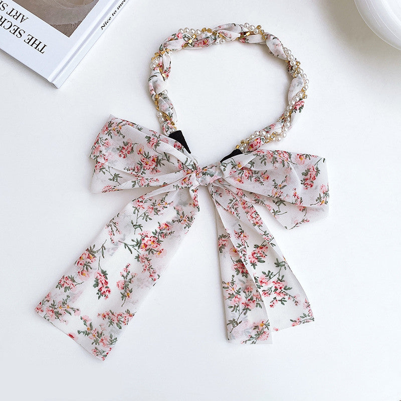 Spring Streamer Headband Hair Tie Bow Accessory