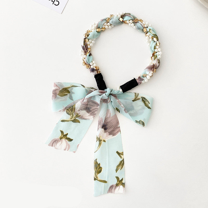 Spring Streamer Headband Hair Tie Bow Accessory