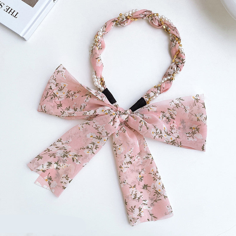 Spring Streamer Headband Hair Tie Bow Accessory