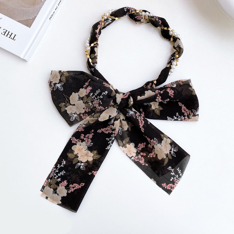 Spring Streamer Headband Hair Tie Bow Accessory