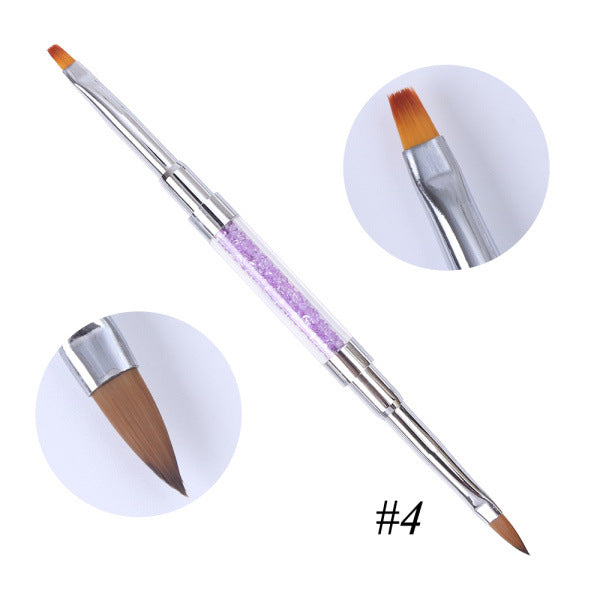 Nail Art Dotting Pen Dual-Tip Diamond Inlaid Design Tool