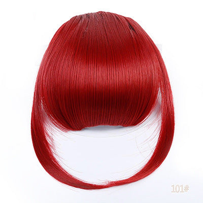 Synthetic Wigs for Women with Air Bangs and Sideburns - Multiple Colors