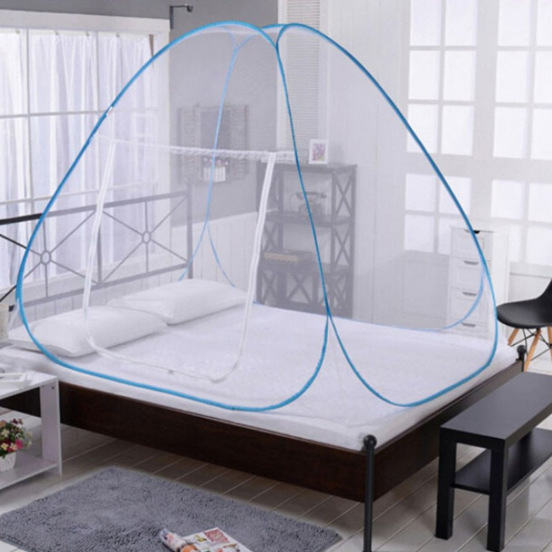 Yurt Mosquito Net for Bed Double Doors Child & Adult Safe Insect Screen