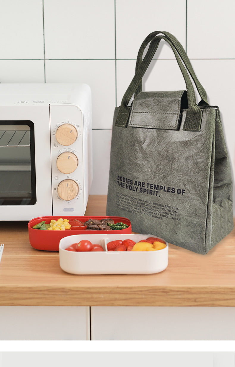 Insulation Lunch Bag Aluminum Foil Food Storage Tote - Thickened & Heat Preserving