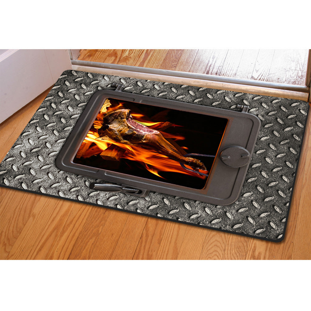 Multi-Purpose Rubber Door Mat for Kitchen & Dining Entrance 40x60cm