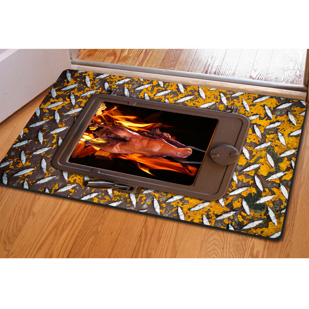 Multi-Purpose Rubber Door Mat for Kitchen & Dining Entrance 40x60cm