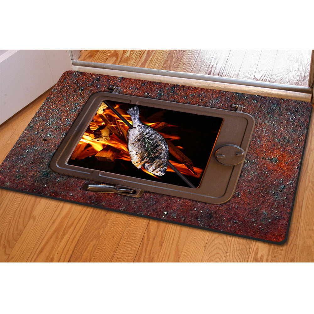 Multi-Purpose Rubber Door Mat for Kitchen & Dining Entrance 40x60cm