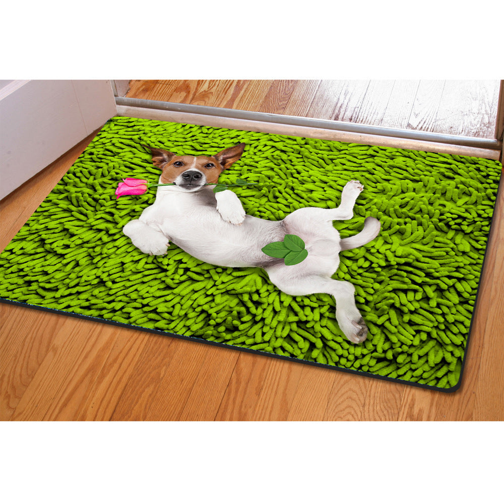 Multi-Purpose Rubber Door Mat for Kitchen & Dining Entrance 40x60cm