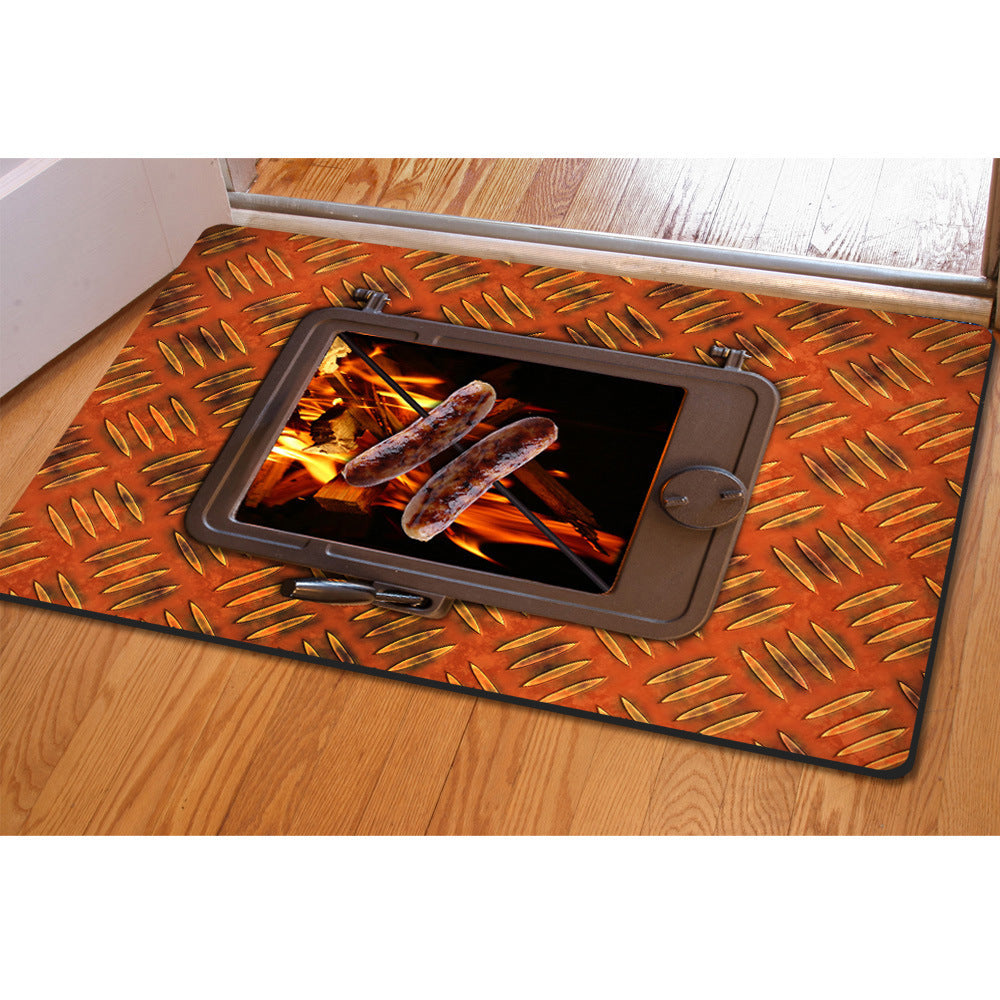 Multi-Purpose Rubber Door Mat for Kitchen & Dining Entrance 40x60cm