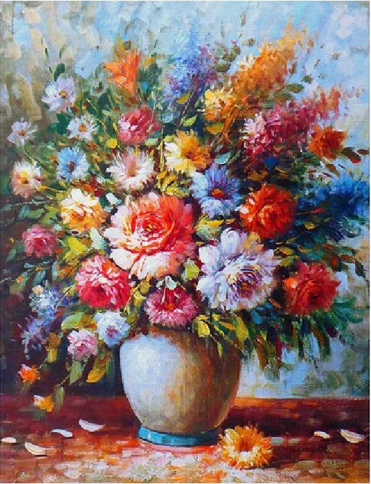 Digital Oil Painting for Home Decoration - Custom Canvas Art