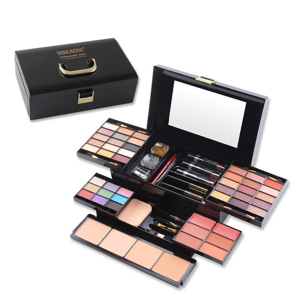 Multicolor Makeup Organizer Box for Cosmetic Storage and Eyeshadow Palette
