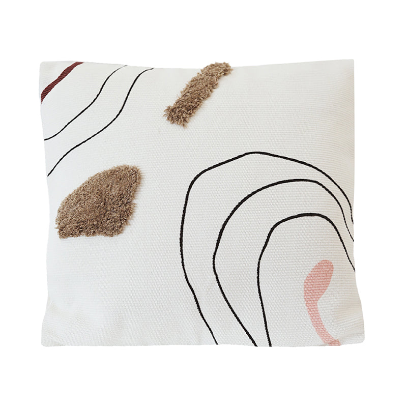 Abstract Line Tufted Square & Waist Pillow Cushions - Home & Garden