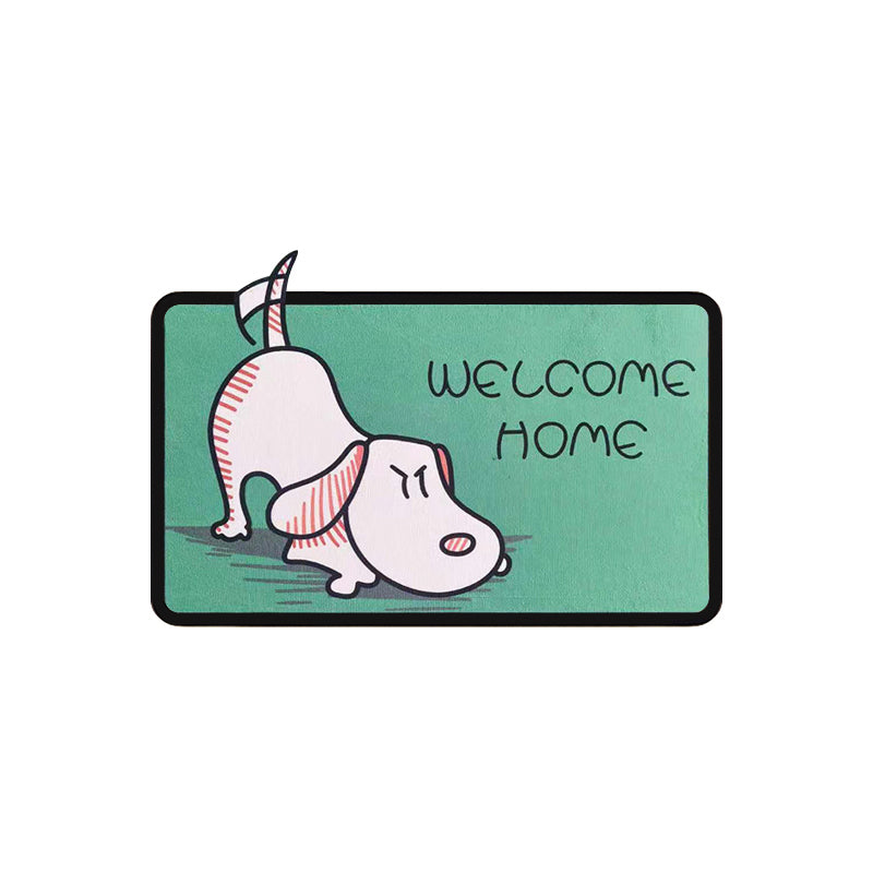 Non-Slip Floor Mat for Pets and Home Entryway 40x60cm - Corgi, Bone, Couple Dog Styles