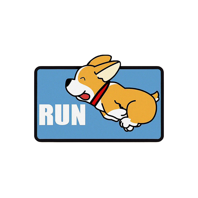 Non-Slip Floor Mat for Pets and Home Entryway 40x60cm - Corgi, Bone, Couple Dog Styles