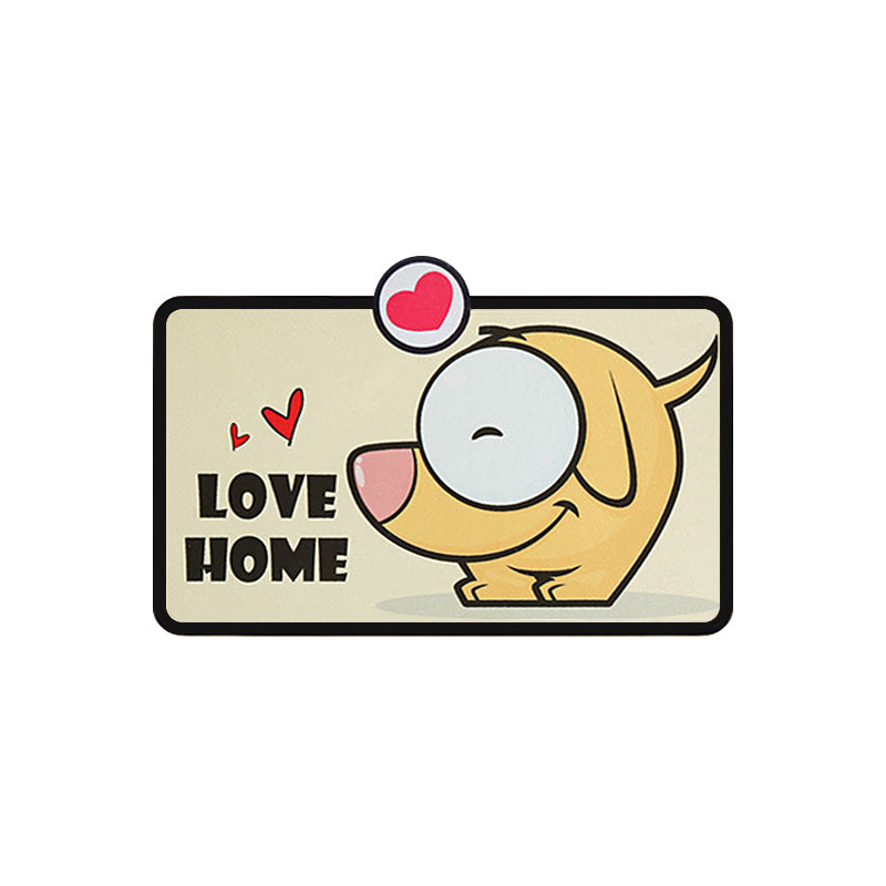 Non-Slip Floor Mat for Pets and Home Entryway 40x60cm - Corgi, Bone, Couple Dog Styles