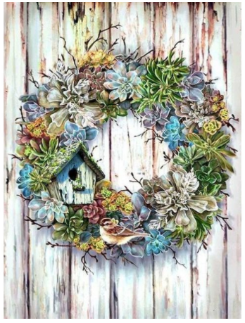 Digital Oil Painting of Flower Landscape Wall Art - Framed or Frameless
