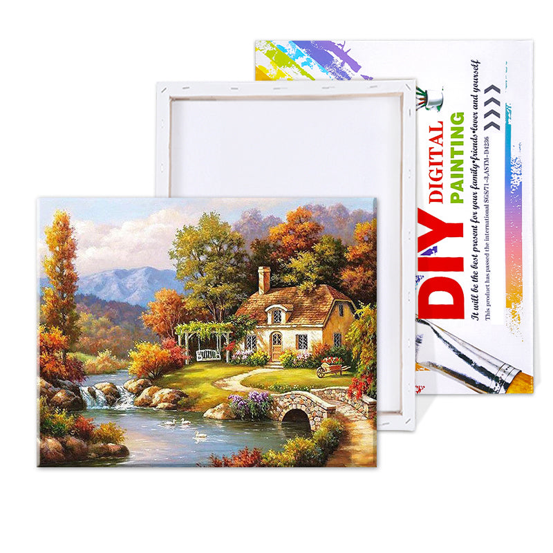 DIY Fairyland Landscape Painting Kit No Frame 40x50cm, 50x65cm, 60x75cm